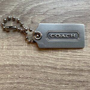 Coach Large Metal Hang Tag Bag Charm Replacement